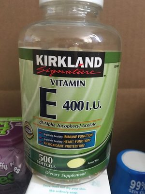 Kirkland Signature Vitamin E 400 I.U. - 0096619982110