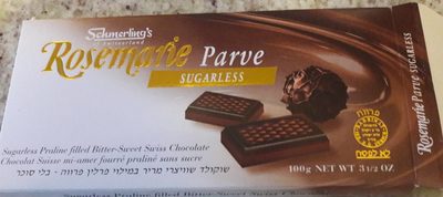 Chocolate No Sugar Rosmarie Parve 3.5 Oz - 0097643090444