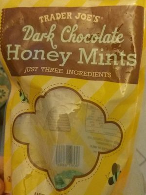 Trader joe's, dark chocolate honey mints - 00976886