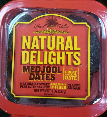 Bard valley natural delights, medjool dates - 0097923543240