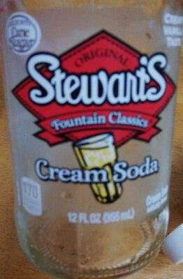 Stewart's, fountain classics, soda, cream - 0098794000283