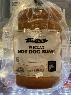 Organic Wheat Hot Dog Buns - 0099482100698