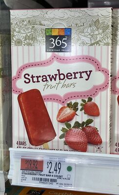 Strawberry fruit bars, strawberry - 0099482413422