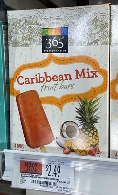 Caribbean mix fruit bars - 0099482413439