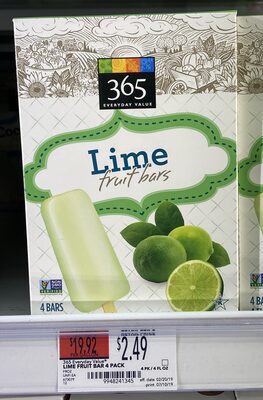 Lime fruit bars - 0099482413453