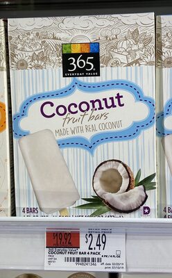 Coconut fruit bars, coconut - 0099482413460