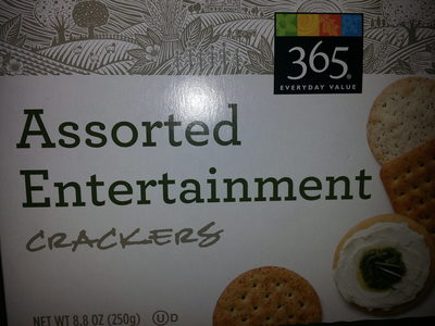 365 everyday value, assorted entertainment crackers - 0099482415389