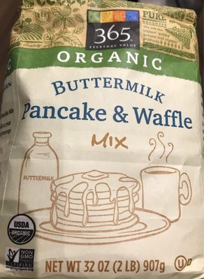 Organic Pancake & Waffle Mix, Buttermilk - 0099482424510