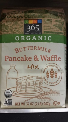 Whole wheat buttermilk pancake & waffle mix, whole wheat buttermilk - 0099482424534