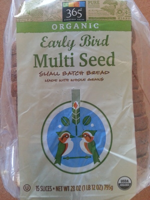 Organic early bird multi seed bread slices - 0099482430948