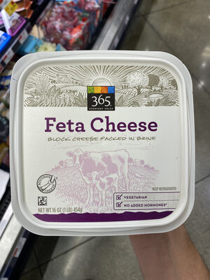 365 everyday value, feta cheese - 0099482434120