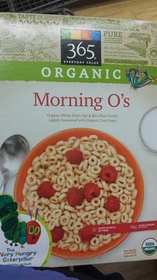 Morning o's organic whole grain oat cereal - 0099482439040