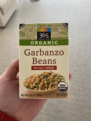 365 everyday value, organic garbanzo beans - 0099482441647
