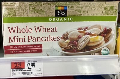 Whole wheat mini pancakes - 0099482442859