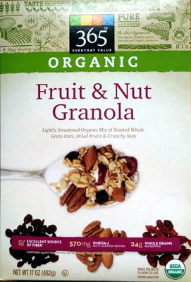 Organic Fruit & Nut Granola - 0099482448714