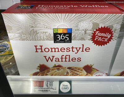 Homestyle waffles - 0099482452933