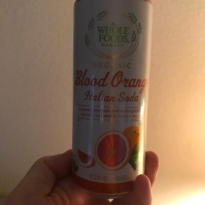 Organic blood orange italian soda, blood orange - 0099482471811