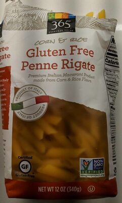 Corn & rice gluten free penne rigate - 0099482474355