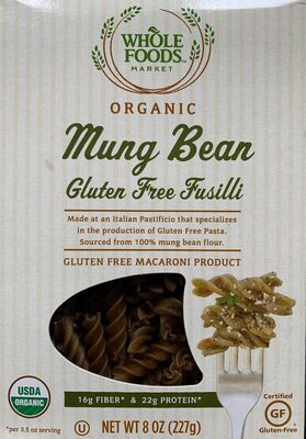 Mung Bean Gluten Free Fusilli - 0099482474362