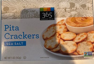 Sea salt pita crackers, sea salt - 0099482482879