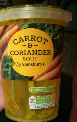 Soupe carotte coriandre - 01016093