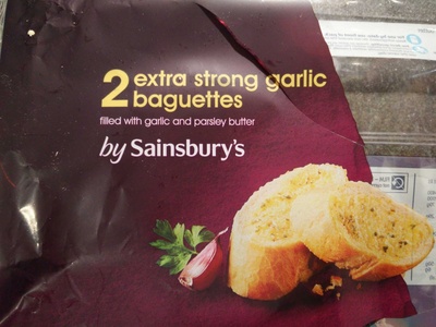 2 extra strong garlic baguettes - 01327793