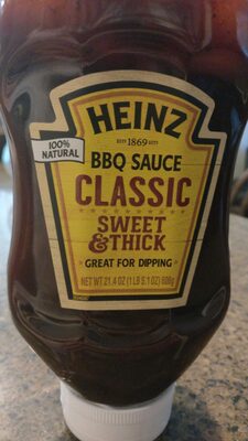Original sweet & thick bbq sauce, original sweet & thick - 01371202