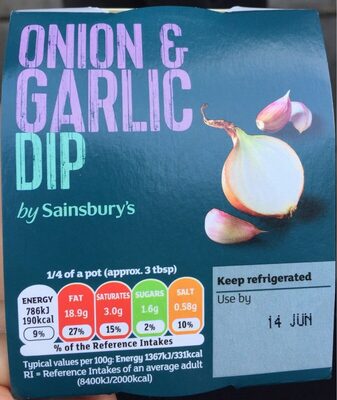 Onion & garlic dip - 01536591