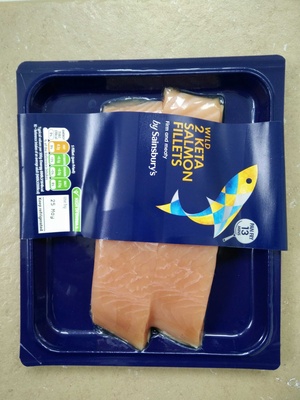2 wild keta salmon fillets - 01691887