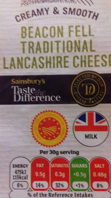 Beacon Fells traditional lancashire cheese - 01709353