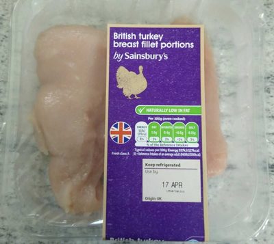 British turkey breast fillet portions - 01723380