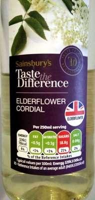 elderflower cordial - 01741674