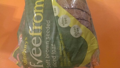 soft brown seeded sliced loaf - 01763867