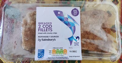 Breaded 2 cod fillets - 01772852