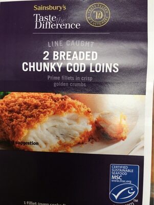 Breaded chunky cod loins - 01772876