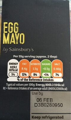 Egg Mayo - 01781250
