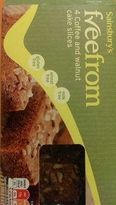 coffee and walnut cake slices - 01798388