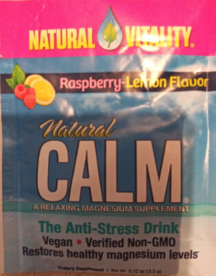 Natural Calm Raspberry-Lemon Flavor - 0183405000629