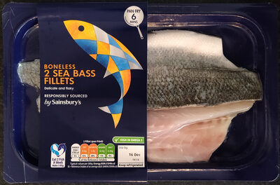 2 boneless seabass fillets - 01848885