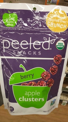 Peeled snacks, apple clusters, berry - 0185889000843