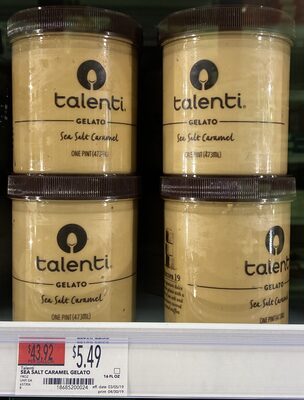 Gelato sea salt caramel, sea salt caramel - 0186852000242