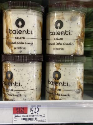 Caramel cookie crunch gelato, caramel cookie crunch - 0186852000334