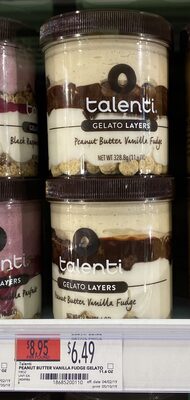 Peanut butter vanilla fudge gelato layers, peanut butter vanilla fudge - 0186852001102