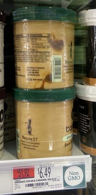 Brown butter caramel organic gelato, brown butter caramel - 0186852001171