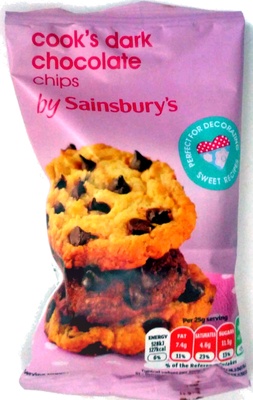 cook's dark chocolate chips - 01888577