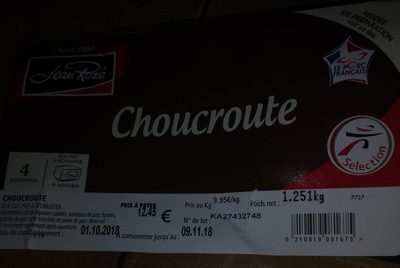 Choucroute - 0210819081675