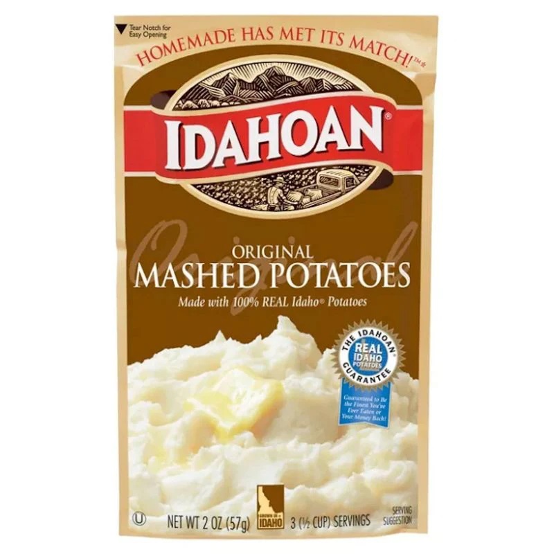 Idahoan Gluten Free Original Mashed Potatoes, 2 oz - 029700001124
