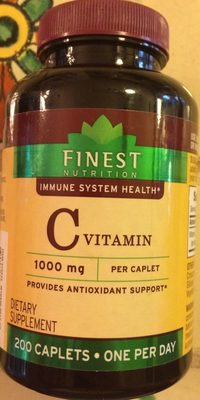 Finest Nutrition Vitamin C 1000MG, Caplets - 200 Ea - 0311917139371