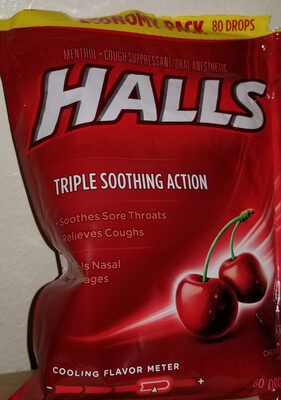 Halls cherry drops - 0312546621411