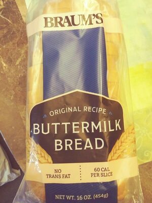 Braums buttermilk bread - 0400000007106